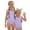 #A02-Purple, variant on Abcomgle Kids Bathing Suits Girls Stretchy One Piece Swimsuit for Girls Cute Polka Dot Ruffled Girls Bathing Suit