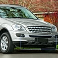 thumbnail image 3 of Spec-D Tuning Front & Rear Bumper Skid Plate Cover Chrome Compatible with 2006-2008 Mercedes-Benz W164 Ml350, 3 of 7