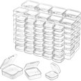 thumbnail image 1 of Pure Future 84-Piece Bead Organizer Box Set \u2013 Small Hinged-Lid Plastic Storage Containers with Clear Design for DIY Jewelry Making, Bracelet Crafting & Nail Art Supplies, 1 of 8