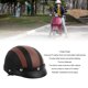 thumbnail image 3 of Casco de Motocicleta Casco Retro de Motocicleta Casco de Media Cara de Cuero de PU Casco Deportivo para Motocicleta Casco de Scooter Casco de Verano Transpirable Medio Casco ANGGREK  Otros, 3 of 8