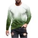 thumbnail image 2 of Blusas y camisas de manga larga con cuello redondo para hombre, blusa informal con estampado de cuello redondo y manga larga para hombre, 2 of 5