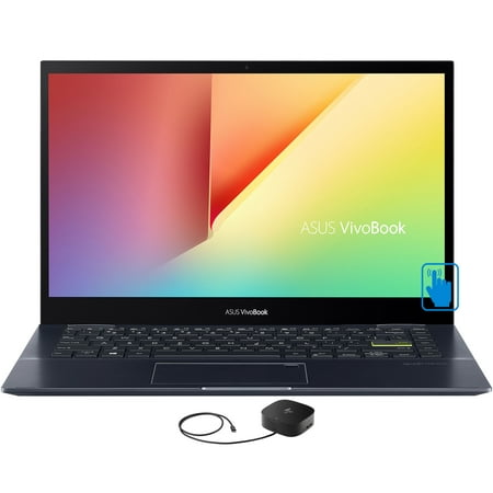 ASUS VivoBook Flip 14 Home/Business 2-in-1 Laptop (AMD Ryzen 5 5500U 6-Core, 14.0in 60Hz Touch Full HD (1920x1080), AMD Radeon, 36GB RAM, Win 10 Pro) with G2 Universal Dock