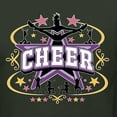 thumbnail image 5 of Wild Bobby Cheerleading All Stars Girl Sports Unisex Crewneck Graphic Sweatshirt, Forest Green, Medium, 5 of 5