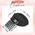 thumbnail image 5 of TopLLC Hair clip Puff Pasted Insert Comb Non-marking Pad Hair Implement Bangs Heightening Pad Decorative Small Crane, 5 of 5