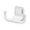 B, variant on JHyouerji Drill Free U Shaped Paper Towel Holder,Non Perforated Inverted Hanging Tissue Rack with Side Hooks for Bathroom Kitchen Storage