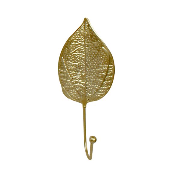FRCOLOR Leaf Wall Hooks Decoration Simple Structure Hanger