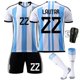thumbnail image 1 of Messi #10 Di Maria#11 Jersey Local Argentina Equipos nacionales de fútbol Camisetas de fútbol Jersey Set-Lautar-S BmatwkZeng Bmatwk Jersey, 1 of 2