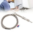 thumbnail image 3 of Capteur de Température de Type K, Sonde de Fil Thermocouple en Acier Inoxydable Exquise Résistant à la Chaleur Ressort de Compression Blindé pour la Maison pour l'Usine, 3 of 8