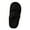 Black, variant on Womens Double Straps Slippers Minimalist Two Band Slipper Open Toe Memory Foam Soft Fuzzy Corduroy House Home Shoes Black 42