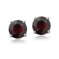 thumbnail image 2 of Swarovski Elements Ruby July Birthstone Stud Earrings, 2 of 3