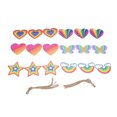 thumbnail image 3 of Adornos colgantes de madera, mariposa en forma de corazón arcoíris adornos de arcoíris de madera colgante de arcoíris de madera muy recomendado, 3 of 8