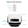 thumbnail image 3 of Portable Mini Air Conditioner with 433MHz Remote Control Desktop Air Cooler Humidifier USB Mini Fan with LED Light for Home or Office, 3 of 7