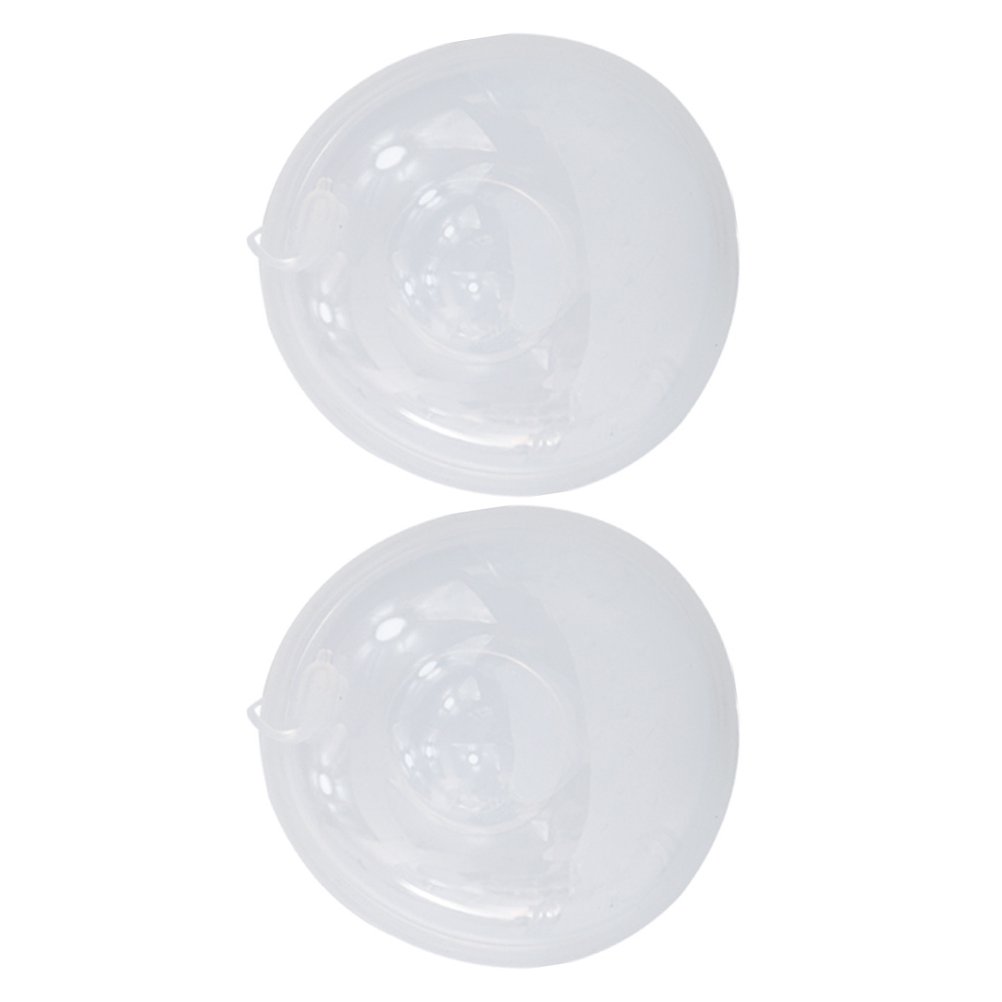 COMPUKAS Silicone Breastmilk Collector Shells White for Storage Use 2Pcs