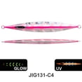 thumbnail image 2 of Señuelo Pesca Metal Con Placa Hierro Luminosa Cebo Duro Artificial Hundimiento Rápido () Rosa, 2 of 3