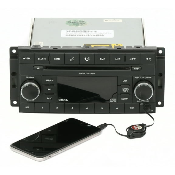 Restored 2008-2010 Chrysler Jeep Dodge Radio AM FM mp3 CD Receiver w XM - P05064420AD RES (Refurbished)