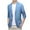 Blue, variant on Dyfzdhu Blazers for Men Business Casual Spring Summer Long Sleeve Suit Jacket Lightweight Single Breasted Work Blazer Black