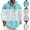 Dark Blue, variant on Corduroy Hooded Pullover for Men Half Button Drawstring Loose Casual Sweaters Long Sleeve Work Daily Comfort Fit Leisure Sweatshirts