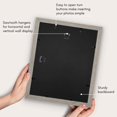 thumbnail image 5 of Americanflat 12X15 Picture Frame With Shatter-Resistant Glass - Use As 9X12 Frame With Mat Or Display 12X15 Photo Without Mat - Hudson Collection - Wide Picture Frames For Wall Display - Grey Wood, 5 of 5