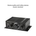 thumbnail image 4 of Amplificador De Potencia Hi-Fi 400W Dc12V Amplificador De Coche Receptor De Música Estéreo Radio Fm Mp3 2.0 Canal De Sonido Sin Pérdida Sin Bluetooth 20Hz-20Khz Serendint EL007729-00, 4 of 4