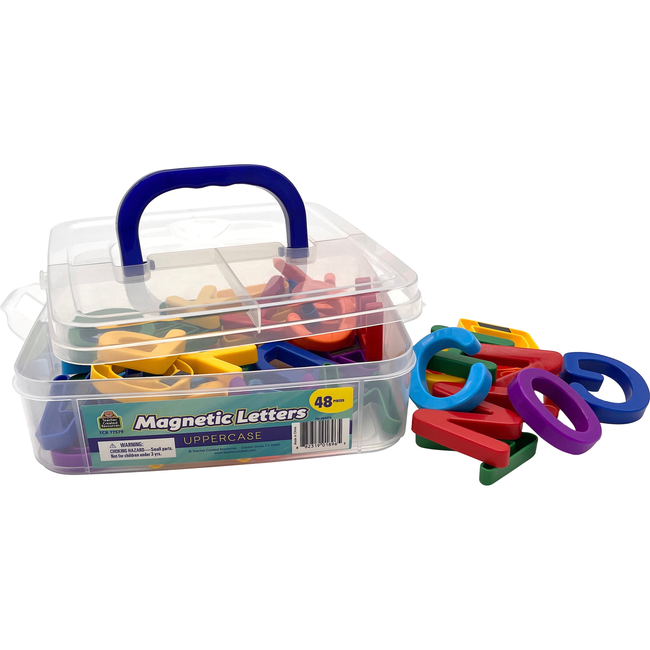 Teacher Created Resources Magnetic Letters & Numbers 3-Pack, Uppercase, Lowercase, Numbers & Symbols