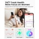 thumbnail image 4 of Smartwatch Sanorum para Mujer con Llamadas y Monitor de Ritmo Cardíaco Rosa, 4 of 7
