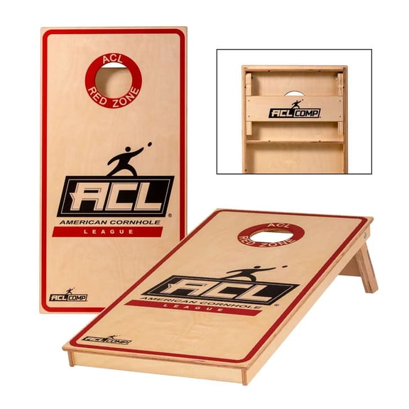 American Cornhole League Comp 2X4 Cornhole Boards With No-Bounce Gameplay