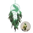 thumbnail image 2 of Dserhfy Dinosaur Dream Catcher Ornament Kids Faux LED Light Feather Dream Catcher Handmade Home Decor Birthday Gift, 2 of 8