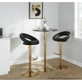 thumbnail image 3 of LumiSource Posh Adjustable Barstool - Set of 2, 3 of 6