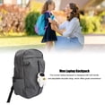 thumbnail image 4 of Mochila Para Ordenador Portátil Para Hombre, Bolso De Hombro Universitario Con Doble Cremallera De Tela Oxford Para Viaje, 4 of 7