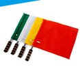 4pcs Track and Field Events Referee Flag Match Stainless Steel Pole