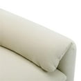 thumbnail image 6 of Pemberly Row Modern Cream Colored Chenille Oversized Armchair, 6 of 7