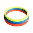 thumbnail image 1 of 5 Uds Anillos Agilidad Velocidad Fútbol Equipo Entrenamiento Deportivo (40cm), 1 of 8