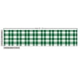 thumbnail image 3 of Ambesonne Fashion Fabric by the Yard Upholstery, Greenish Gingham Plaid Art, 3 Yards, Forest Green White, 3 of 5