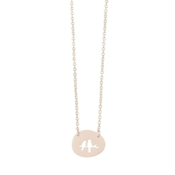 Women's Hypoallergenic Stainless Steel Dainty Bird 16" Necklace By Howard's