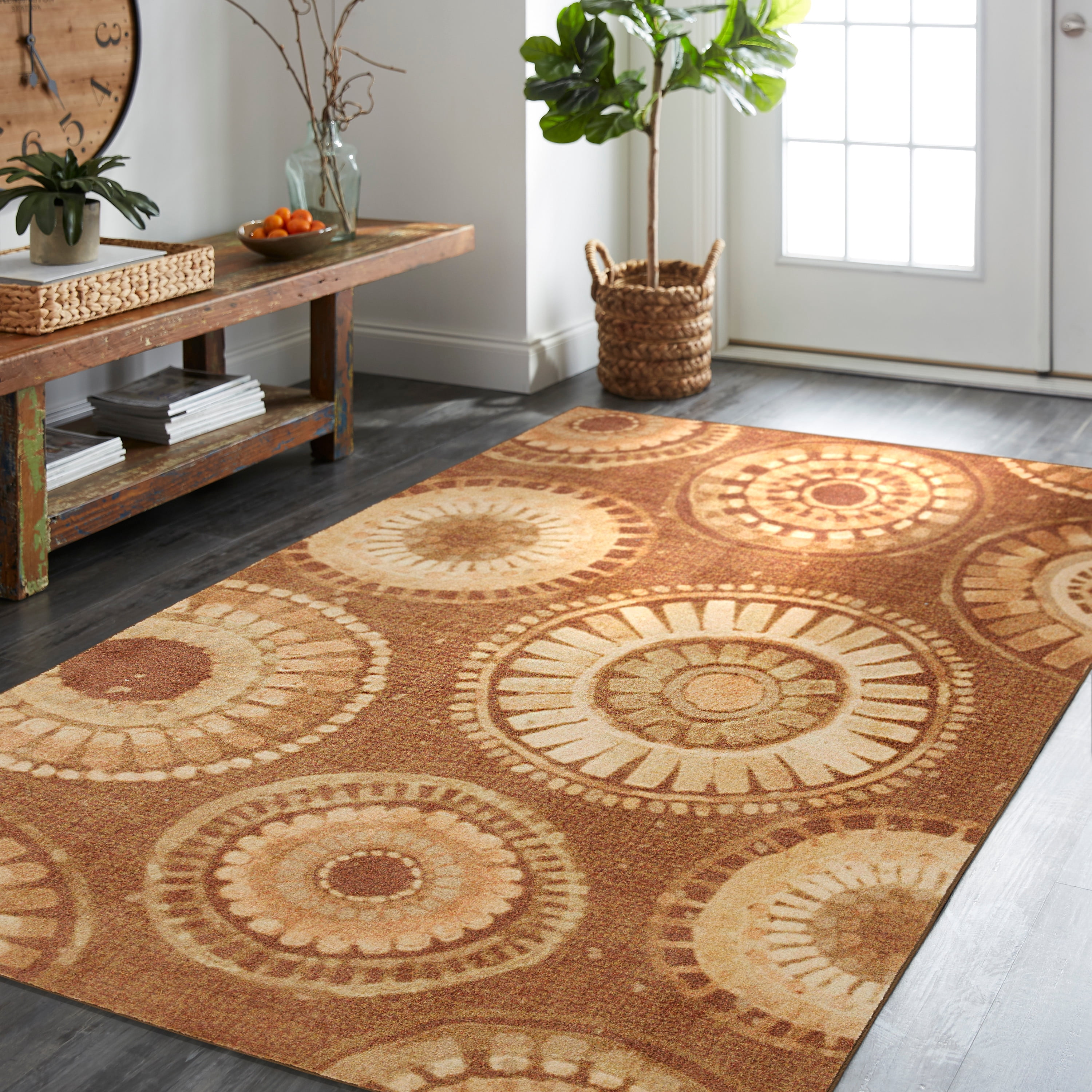 Mohawk Home Prismatic Crete Tan Transitional Geometric Precision ...