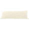 thumbnail image 1 of Funda de almohada decorativa EVOLIVE, 54 x 21 pulgadas, color crema Micromink, 1 of 5