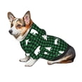 thumbnail image 7 of Xecao Christmas tree green plaid Pattern Sweatshirts Winter Pet Dog Hoodie Puppy Coat Dog Sweaters Dog Clothes with Hat Dog Clothes Costume Outfit,Small Pets Wear-, 7 of 7