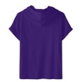 thumbnail image 6 of Aofany Mens Short Sleeve Hoodies Tops Solid Hooded T Shirt Gym Workout Pullover Athletic Shirts, 6 of 7