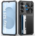 thumbnail image 1 of Funda de teléfono BXYJY para Samsung Galaxy S25+ Plus Wallet negra, 1 of 7