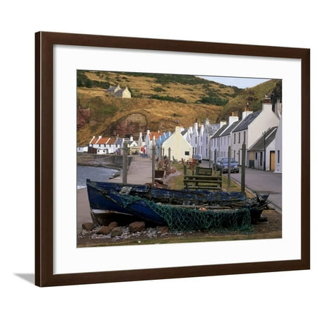 Small Fishing Village of Pennan, North Coast, Aberdeenshire, Scotland, UK Framed Print Wall Art By Patrick (Best Villages In Uk)