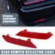 thumbnail image 2 of 1 par de luces reflectoras de parachoques trasero del lado izquierdo derecho 33505TR0A51 para Honda Civic 2013-2015 rojo, 2 of 7