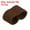 Coffee, variant on Elastic Belt Keepers Strap Organizers Web Belt Loop Stays for 0.8" Wide Belts Coffee, 10 Pack