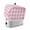 Pink, variant on Toaster Cover 4 Slice, Pink Checkered Dustproof Bakeware Oven Protector with Top Hook, Pink White Buffalo Plaid Waterproof Small Kitchen Appliance Toasters Dust Cover, 12"x11"x8"