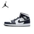 thumbnail image 3 of Zapatillas Nike originales para hombre, recién llegadas, zapatillas deportivas AIR JORDAN 1 MID, zapatillas deportivas de moda transpirables, 3 of 5