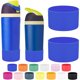 thumbnail image 1 of wonima44 2PCS Protective Boot Compatible with Owala Kids Water Bottle 16 oz &14 oz, Silicone Boot Accessories for Owala Kids FreeSip 16oz & Flip 14oz (Blue), 1 of 1