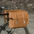 thumbnail image 2 of Leather Bicycle Rearseat Bag Large Capacity Bike Rear Bag Universal Bicycle Rack Seats Bags Multifunctional Cycle Storage Side Bag, 2 of 7