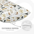 thumbnail image 5 of Binfone I Love Dogs Standard Size Pillowcase, Long Staple Pure Cotton Envelope Closure Pillow Cover,20"x30", 5 of 9