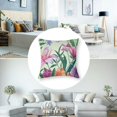 thumbnail image 5 of nygtbtfer Pillow Set of 2 Colorful Flower Outdoor Decorative Throw Pillow Covers Pillowcases Cushion Covers for Couch Bed Sofa Chair Decor White, 5 of 7