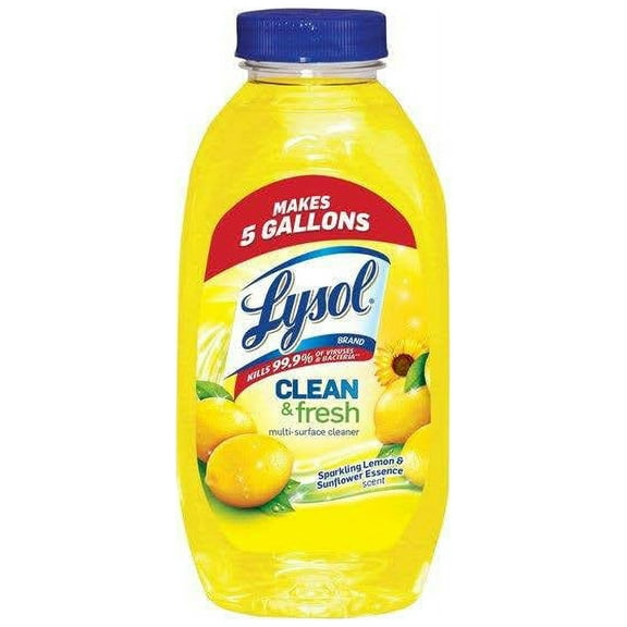 Lysol Clean & Fresh Multi-Surface Cleaner - Pourable Sparkling Lemon & Sunflower 10.75 oz. C29