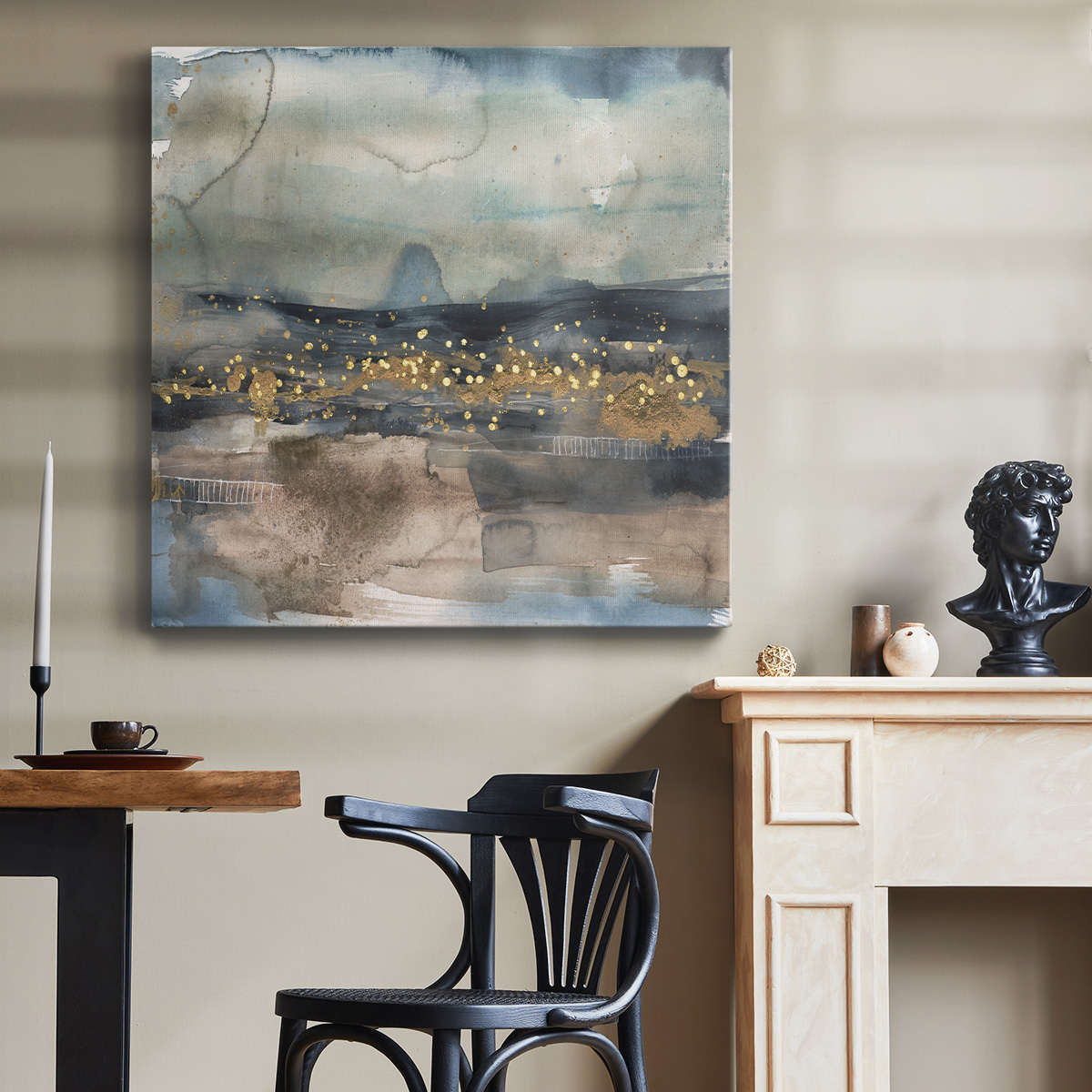 Wexford Home Golden Light on the Horizon II-Premium Gallery Wrapped Canvas, 24" x 24" - Ready to Hang